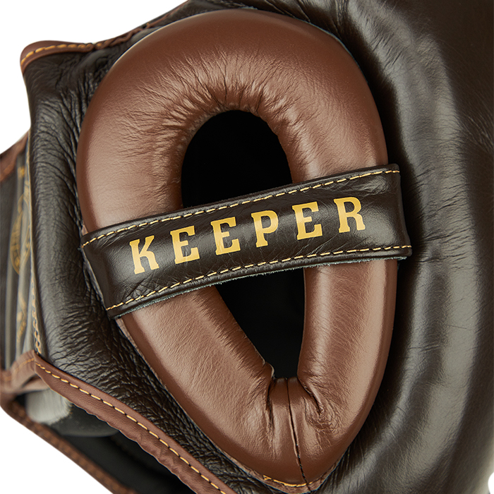 боксерский шлем KEEPER темно-коричневый/коричневый Green Hill THBHFF-23 S