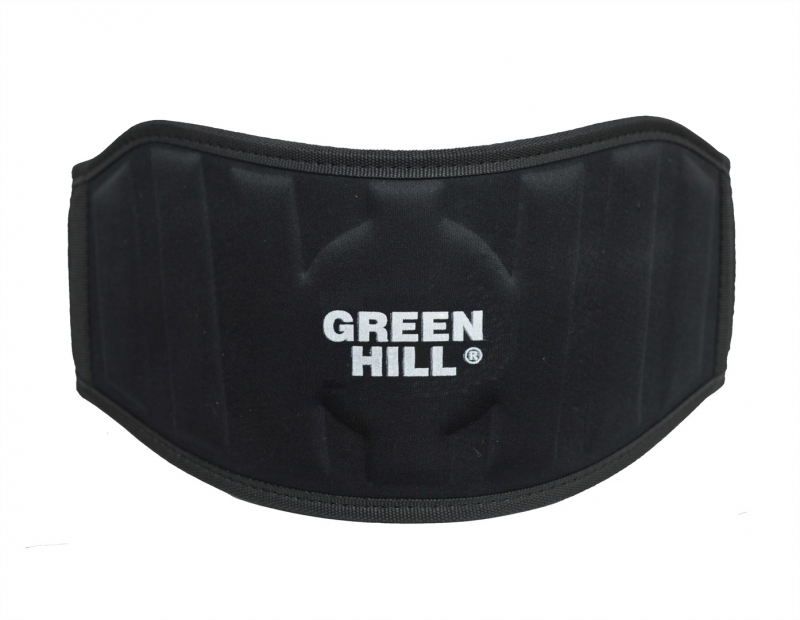 Пояс тяжелоатлетический черный Green Hill WLB-6732A M
