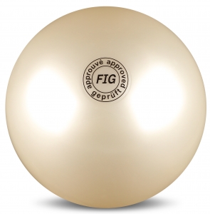 Мяч для художественной гимнастики FIG 19 см. белый
