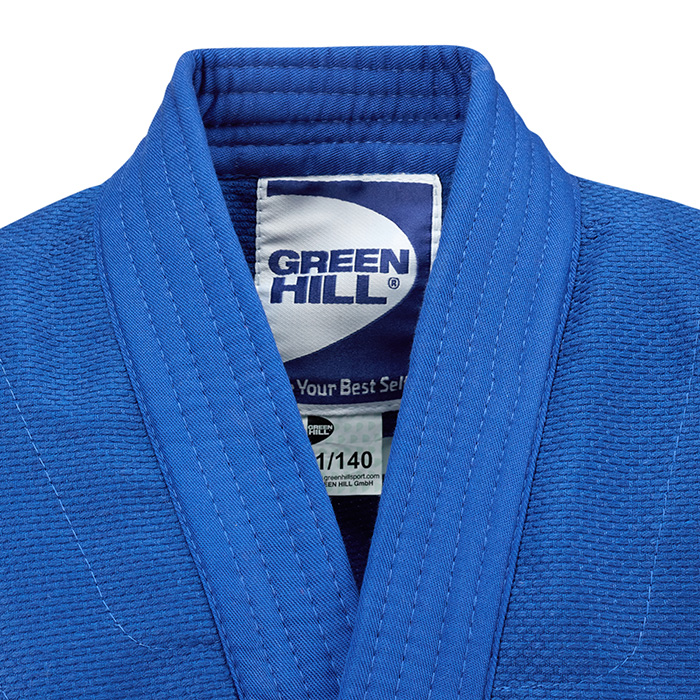 Кимоно Дзюдо JUNIOR синее Green Hill JSJ-10227 140 см