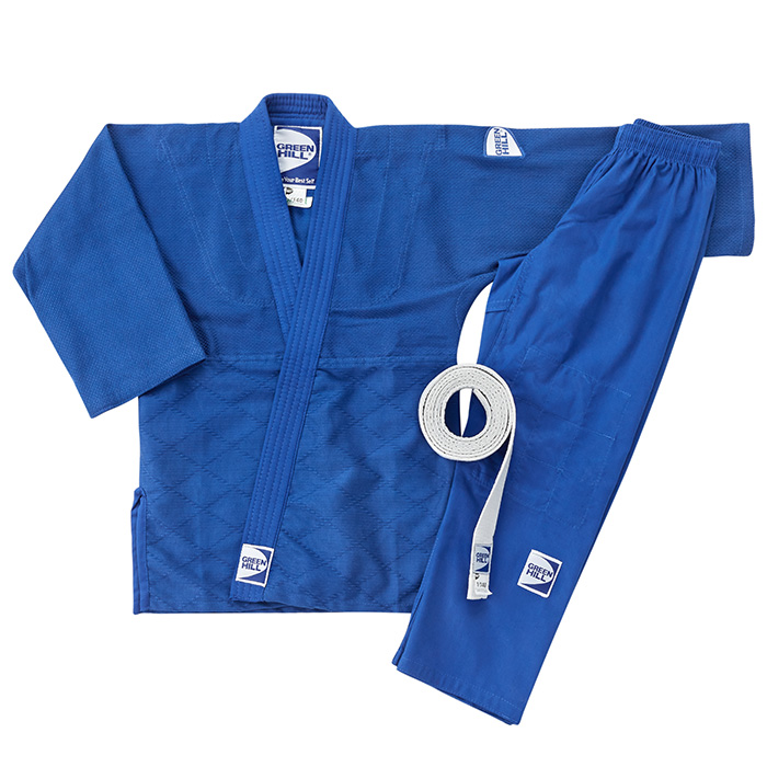 Кимоно Дзюдо JUNIOR синее Green Hill JSJ-10227 140 см