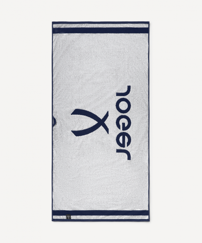 Полотенце спортивное JOGEL ESSENTIAL Towel L, 70х140, темно-синий/белый, размер Б/Р ЦБ-00004143