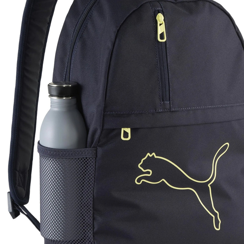 Рюкзак спорт. PUMA Plus Backpack, 09118008, полиэстер, черный