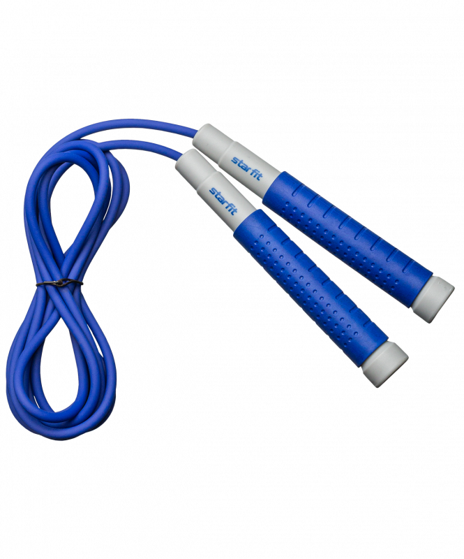 Скакалка RP-401, c силиконовыми ручками, 3 м, синий, Starfit ЦБ-00002943