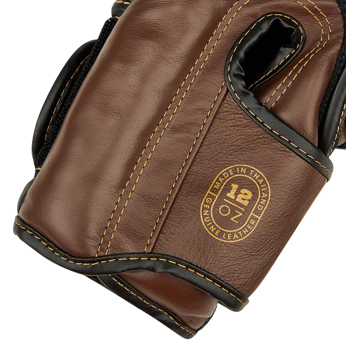 боксерские перчатки STRIKER черный/коричневый Green Hill THBGTR-02 12oz