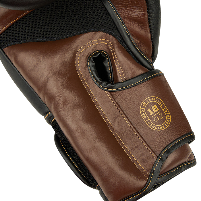 боксерские перчатки STRIKER черный/коричневый Green Hill THBGTR-02 12oz