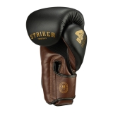 боксерские перчатки STRIKER черный/коричневый Green Hill THBGTR-02 12oz