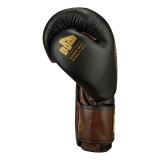 боксерские перчатки STRIKER черный/коричневый Green Hill THBGTR-02 12oz