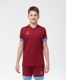 Футболка игровая DIVISION PerFormDRY Union Jersey, гранатовый/голубой/белый, размер YS, Jögel УТ-00020594