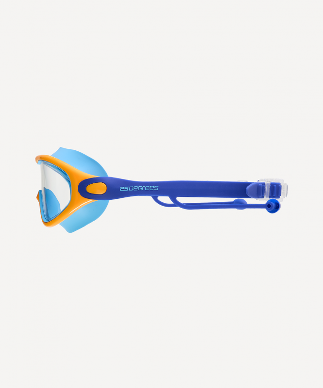 Очки-маска для плавания с берушами 25DEGREES Fusion Navy/Blue/Orange, детский ЦБ-00005247
