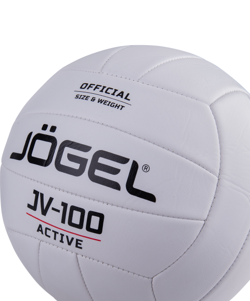 Мяч волейбольный JV-100, белый, Jögel
