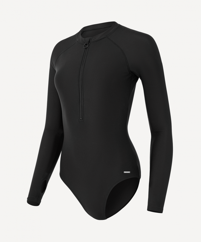 Купальник для плавания с длинным рукавом 25DEGREES Surf Black, полиамид, размер 50 ЦБ-00007826