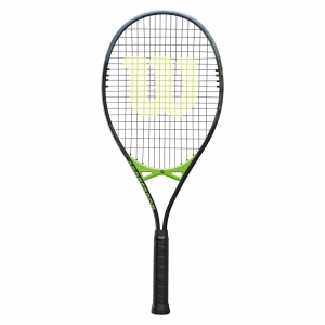 Ракетка б/т Wilson Aggressor, Gr3, WR147610U3, для любителей, алюминий, со струнами, черно-зеленый