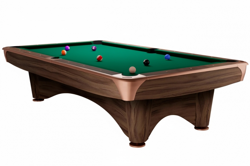 Бильярдный стол для пула Dynamic Billard "Dynamic 3" 9 футов Modern Brown с плитой