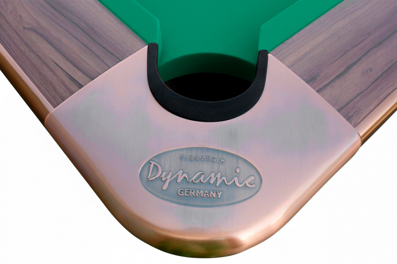 Бильярдный стол для пула Dynamic Billard "Dynamic 3" 9 футов Modern Brown с плитой