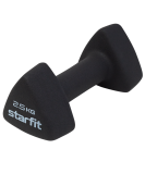 Гантель неопреновая STARFIT DB-205 2.5 кг, черный УТ-00020460