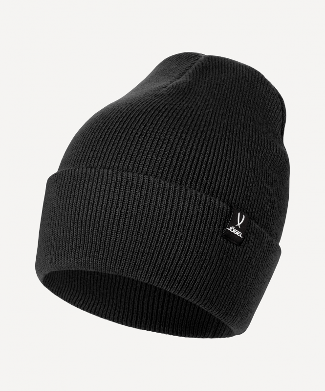 Шапка ESSENTIAL High Beanie, черный, размер One size, Jögel ЦБ-00003943