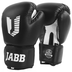 Перчатки бокс.(иск.кожа) Jabb JE-4068/Basic Star черный 8ун