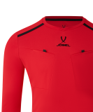Футболка судейская с длинным рукавом DIVISION PerFormDRY Referee LS Tee, красный, размер S, JÖGEL ЦБ-00004995
