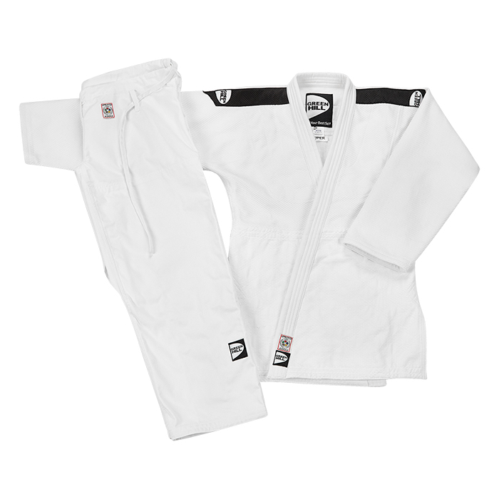 Кимоно Дзюдо SUPER одобрено IJF белое Green Hill JSS-10211 6,5/195 см