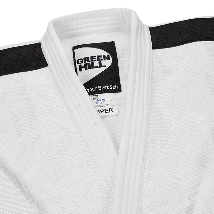 Кимоно Дзюдо SUPER одобрено IJF белое Green Hill JSS-10211 6,5/195 см