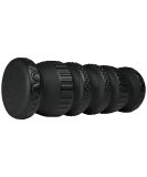 Ролик массажный FA-526, PU, средняя жесткость, 30x10 см, черный, Starfit ЦБ-00002556