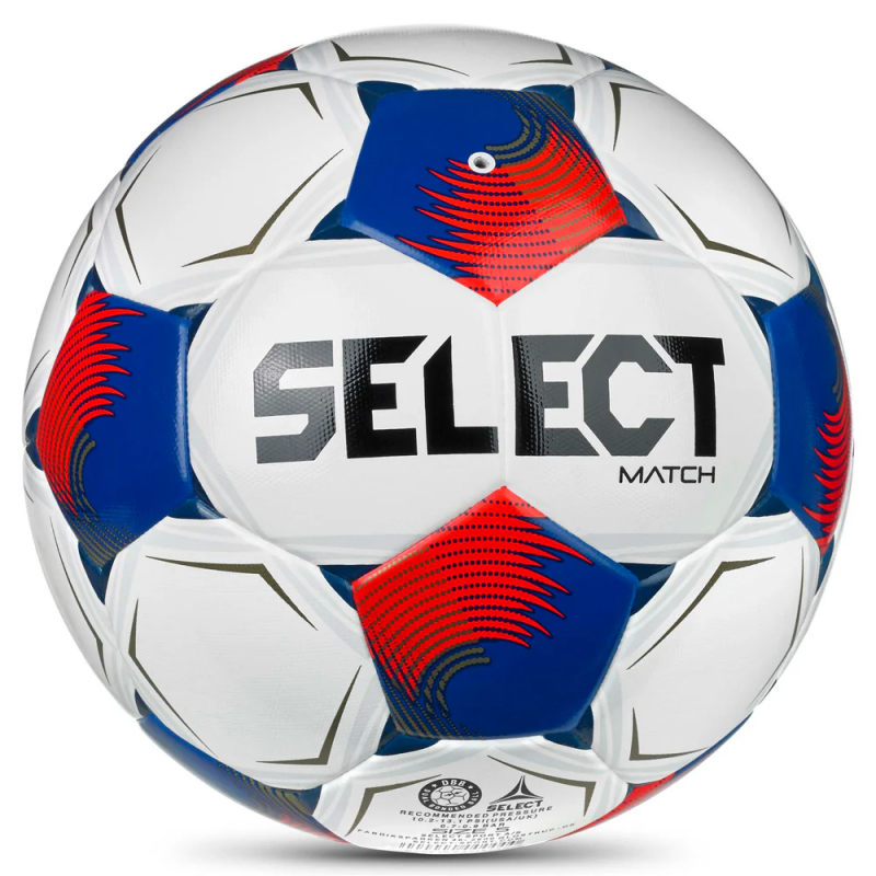 Мяч футб. SELECT Match DВ V26, 0575371004, р.5, FIFA Basic, 32п, ПУ, гибр.сш., бело-сине-красный