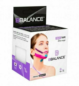 Кинезио тейп для лица BB Face Tape™ 5см х 5м белый
