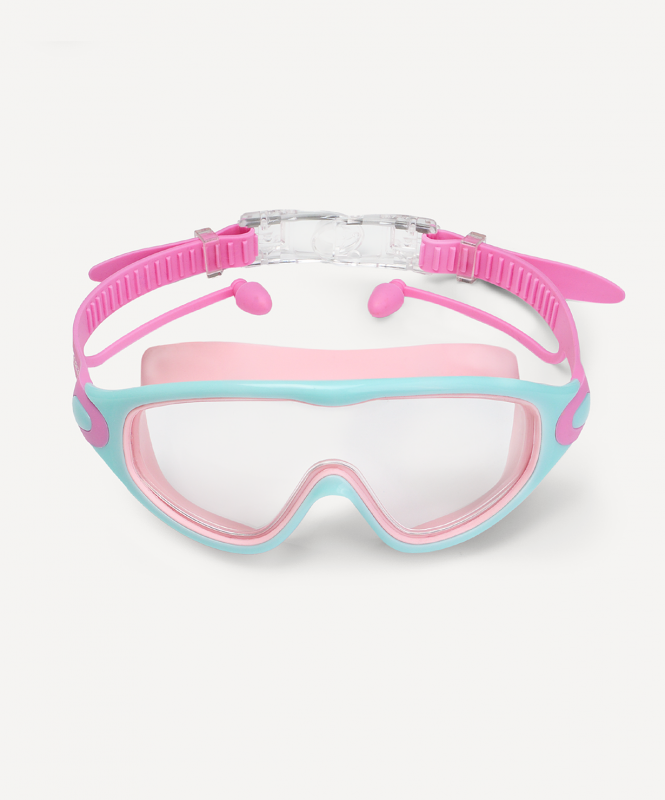 Очки-маска для плавания с берушами 25DEGREES Fusion Lilac/Turquoise/Pink, детский ЦБ-00005246