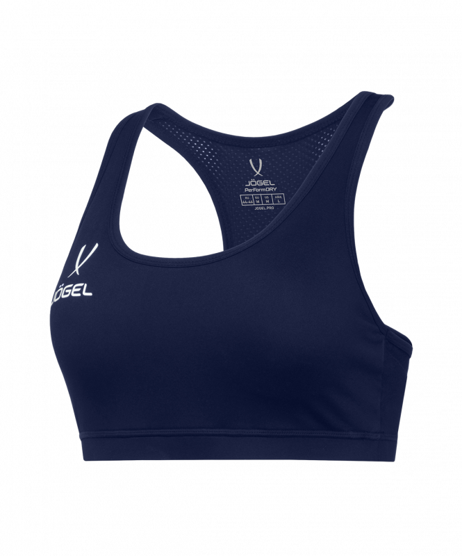 Бра тренировочное DIVISION PerFormDRY Womens Top, темно-синий, размер XXL, Jögel ЦБ-00004084