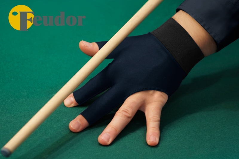 Перчатка-бильярдная Feudor Sport blue M/L