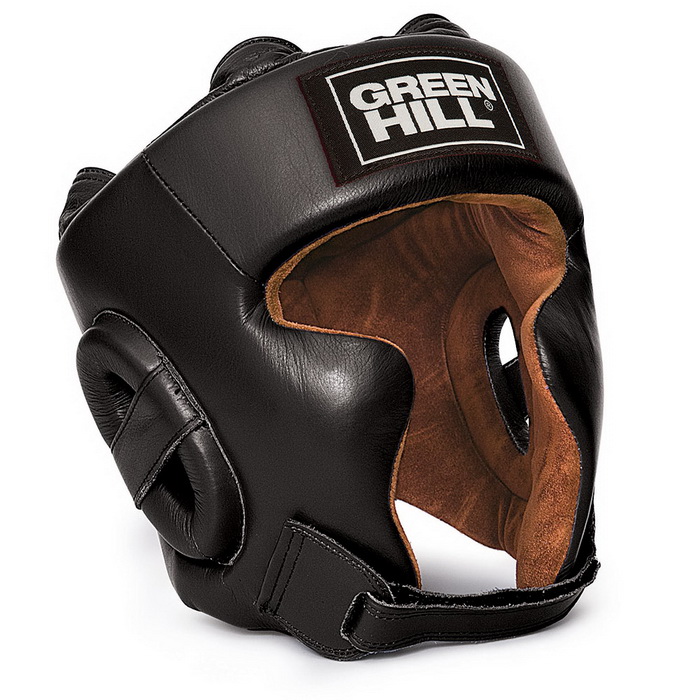 Боксерский шлем SPARTAN черный Green Hill HGS-9029 M