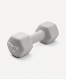 Гантель неопреновая DB-201 5 кг, тепло-серый пастель, Starfit ЦБ-00001431