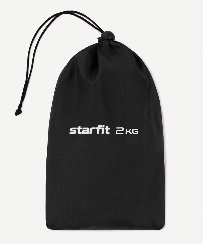 Утяжелители универсальные WT-502, 2 кг, фиолетовый/серый, Starfit ЦБ-00002503