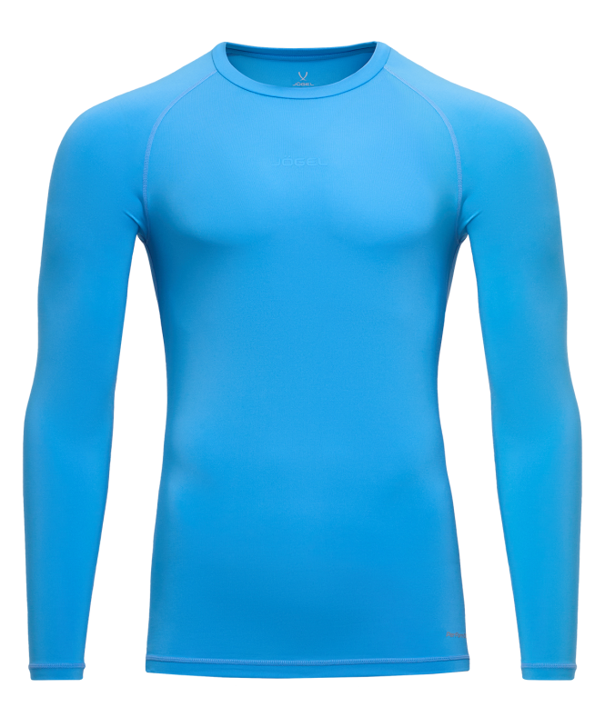 Футболка компрессионная с длинным рукавом PerFormDRY Baselayer LS Tee, голубой, Jögel ЦБ-00004127