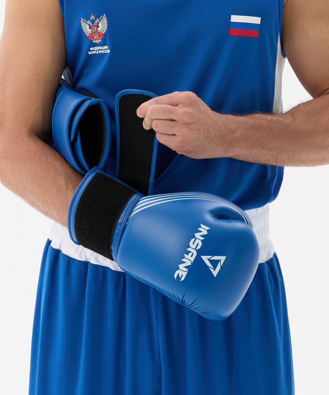 Перчатки боксерские INSANE RBF, синий, 10 oz ЦБ-00005828