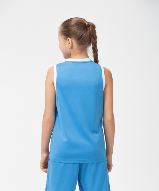 Майка баскетбольная Camp Basic, бирюзовый, детский, размер XS, Jögel УТ-00020141