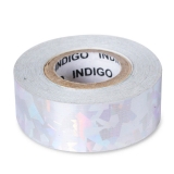 Обмотка для гимнастического обруча INDIGO Ice IN379-SIL, 20мм × 14м, серебристый