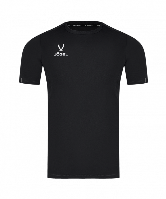Футболка тренировочная JÖGEL PREMIER PerFormDRY Training Poly Tee, черный, размер XS ЦБ-00004867
