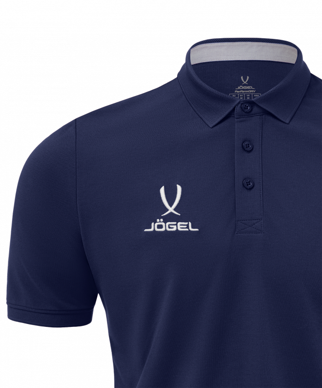 Поло JÖGEL PREMIER PerFormDRY CVC Polo, темно-синий, размер L ЦБ-00004933
