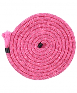 Нейлоновая скакалка для художественной гимнастики Cinderella Lurex Pink, 3м, Chanté