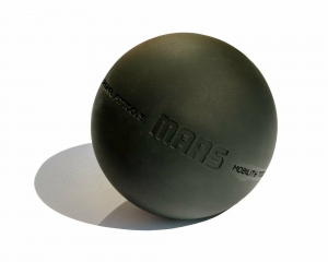Мяч для МФР 9 см одинарный черный Original FitTools FT-MARS-BLACK