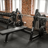 Скамья для жима горизонтальная профессиональная BRONZE GYM BR-1012