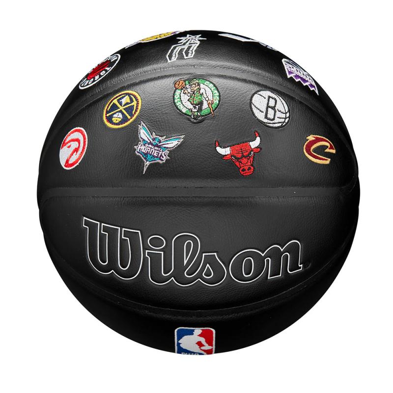 Мяч баск. WILSON NBA All Team Premiere Ball, WZ4028601XB размер 7, PU, бутил. камера, черный