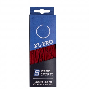 Шнурки для коньков Blue Sports XL-PRO, 902901-RD-213, полиэстер, 213см, красный