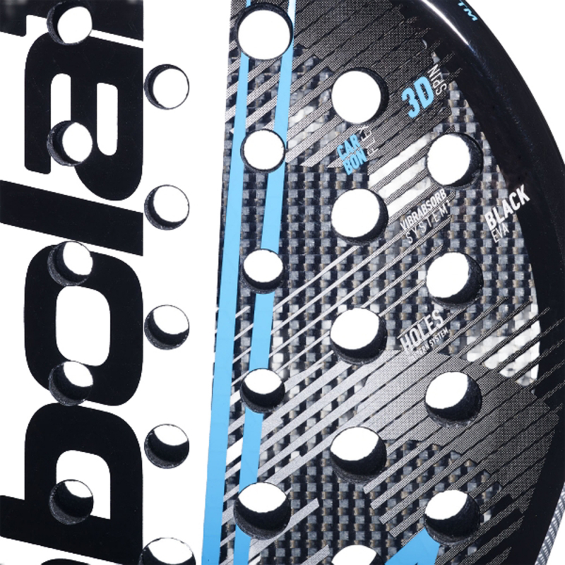 Ракетка для падела BABOLAT Air Veron 2.6, 150180, для продв.игр., стекловолокно, карбон, черно-синий
