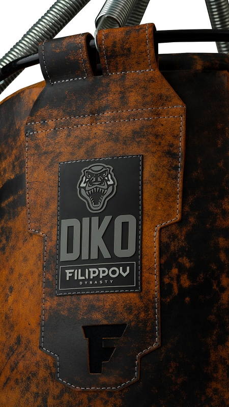 мешок Боксерский мешок DIKO FILIPPOV. Буйволиная кожа, 50 см 70 кг
