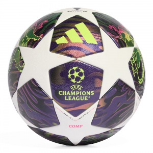 Мяч футб. ADIDAS UCL Competition JX9096, размер 5, 32 пан, 32п, FIFA Quality Pro, ПУ, термосш, бело-фиолет