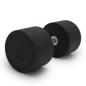 Гантель UNIX Fit PRO круглая обрезиненная 50 кг / шт DBRND50PBK