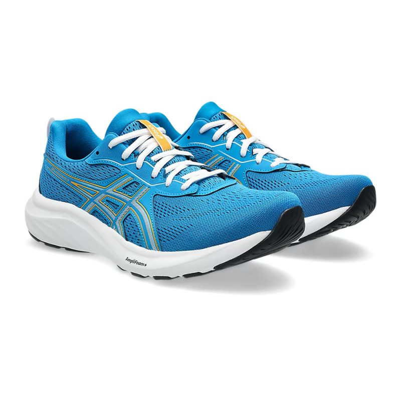 Кроссовки бег. ASICS Gel-Contend 9 1011B881 408, р.12.5 (российский размер 45.5), кожзам, текстиль, резина, синий